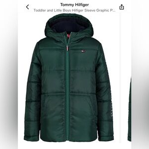 Tommy Hilfiger Dark Green Hooded Jacket